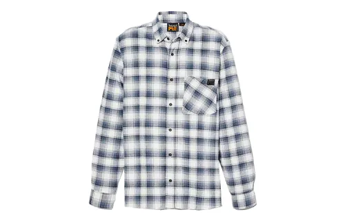 Timberland Shirts Men's Indigo Lapel Moderate Other