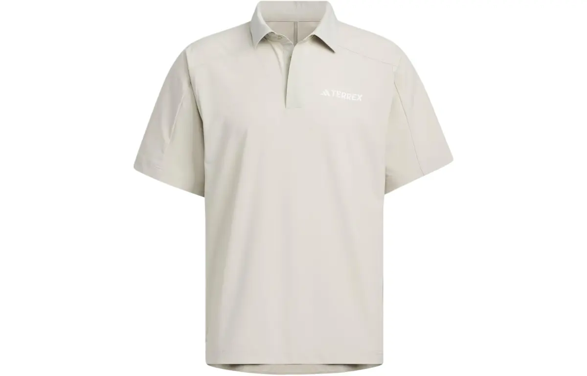 Adidas Woven Aeroready Polo Shirt Polo Shirt Men's Light Gray