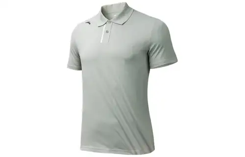 Anta Variety Training Collection Polo Shirt Men's Bean Gray