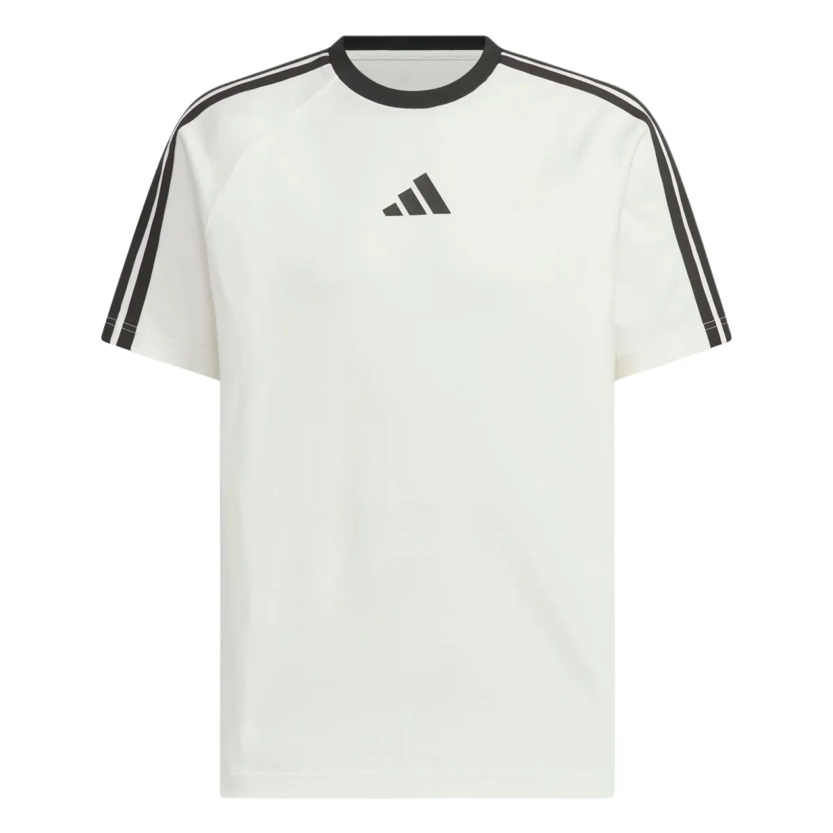 Adidas 3 Stripes T Shirt Men's Jade White