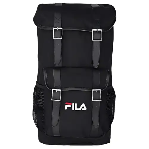 FILA Canvas Backpack Unisex Black & White
