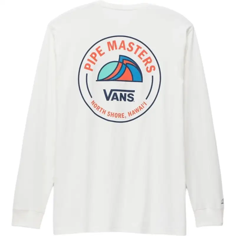 Vans Sweatshirts Men's White Crew Neck Moderate Regular
