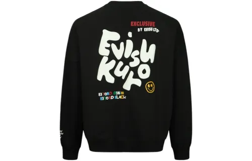 EVISU Sweatshirts Men's Crew Neck Moderate Regular