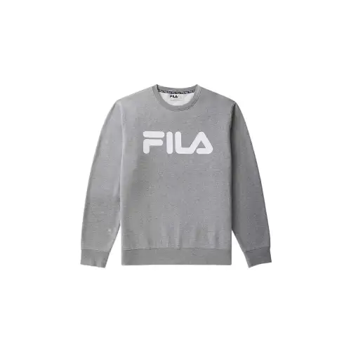 FILA Sweatshirts Men's White Crew Neck Moderate Regular