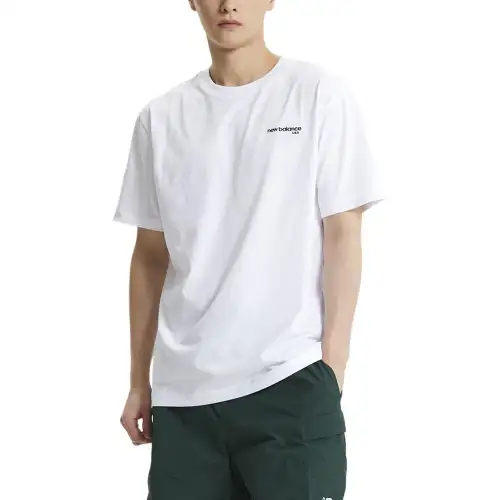New Balance UNI Essential T Shirt Unisex 10 White