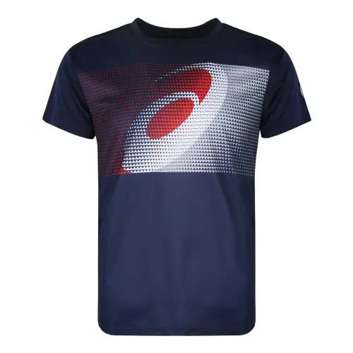 ASICS Men's Running T Shirt Men's Dark Blue