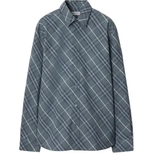 Burberry checkered cotton shirt