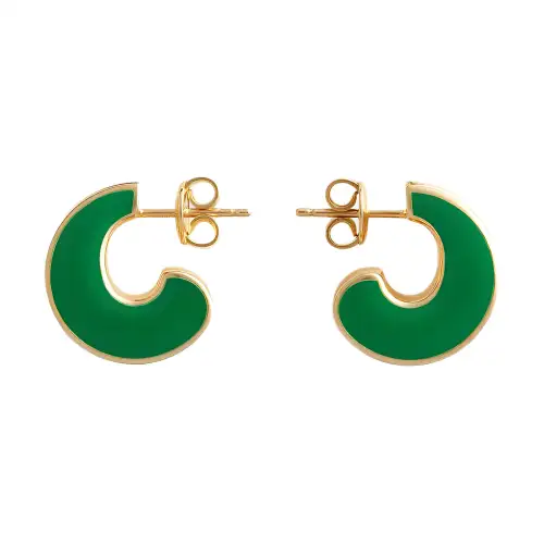 Bottega Veneta H Beam Small Earrings