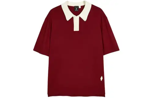 Skechers Polo Shirt Unisex Birch Red