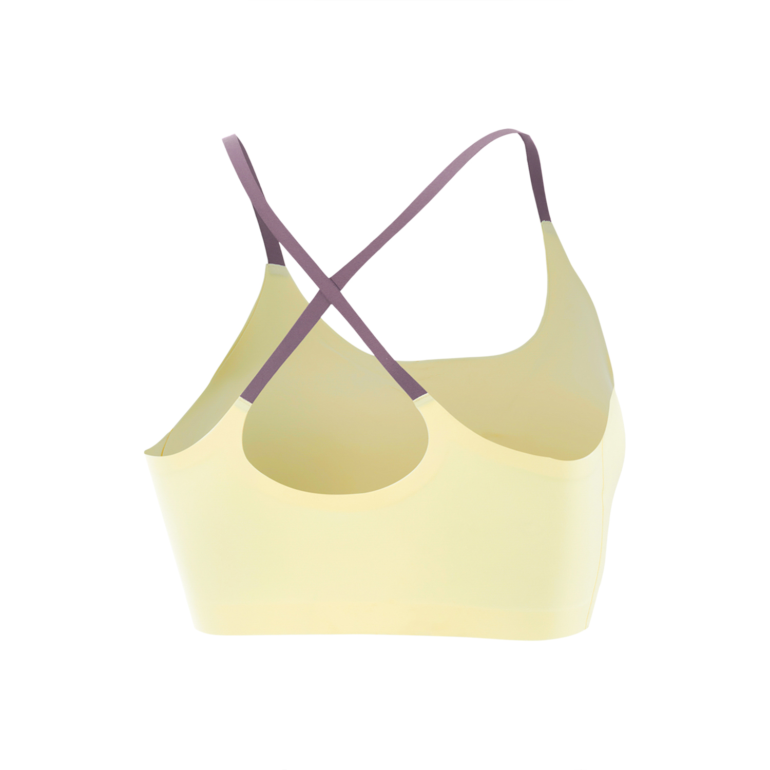 Li Ning Fitness Series Sports Underwear Women’s Tender Light Yellow