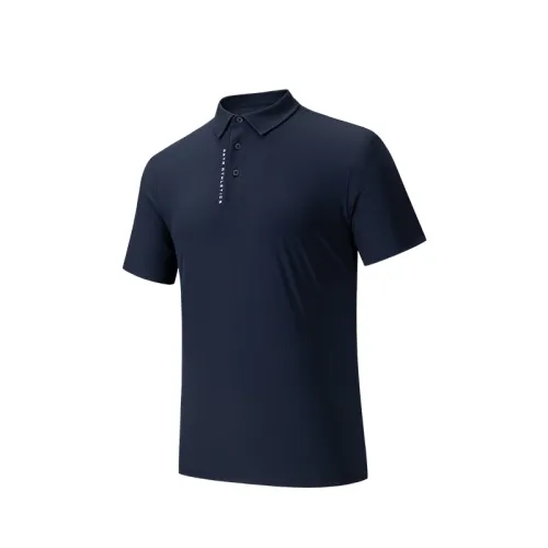 Anta Variety Training Collection Polo Shirt Men's Midnight Blue
