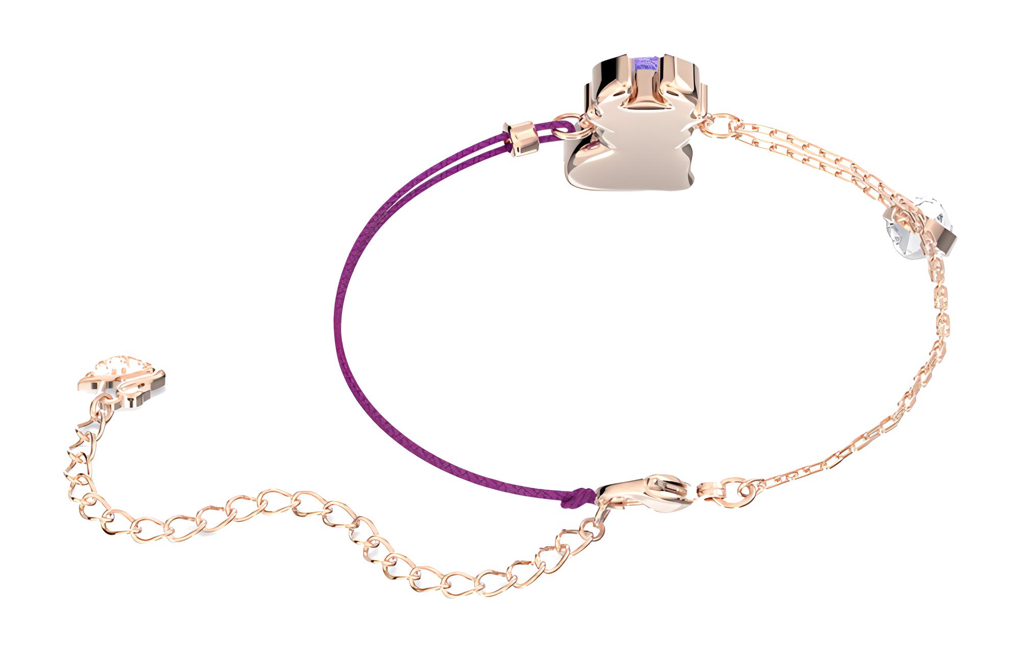 Женский браслет Swarovski CHINESE ZODIAC OX (золотисто-розовый) — фото 3