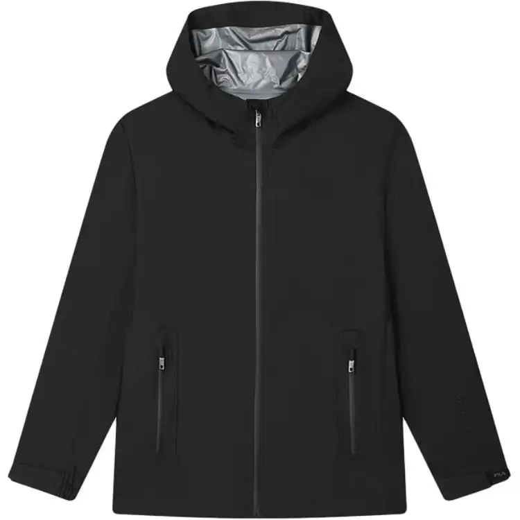 FILA Jackets Men's Jet Black BK Hooded Moderate Other