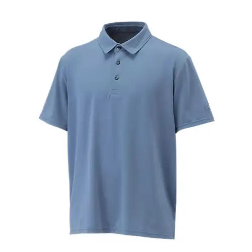 ASICS SMOOTH KNIT Polo Shirt Men's Blue
