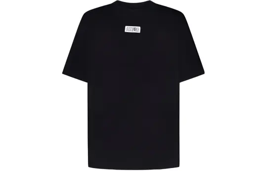 MM6 Maison Margiela Logo Patch Crewneck T Shirt
