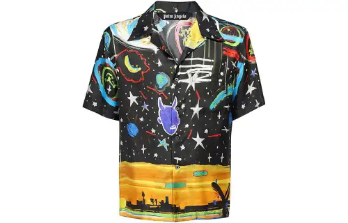 Palm Angels Starry Night bowling shirt