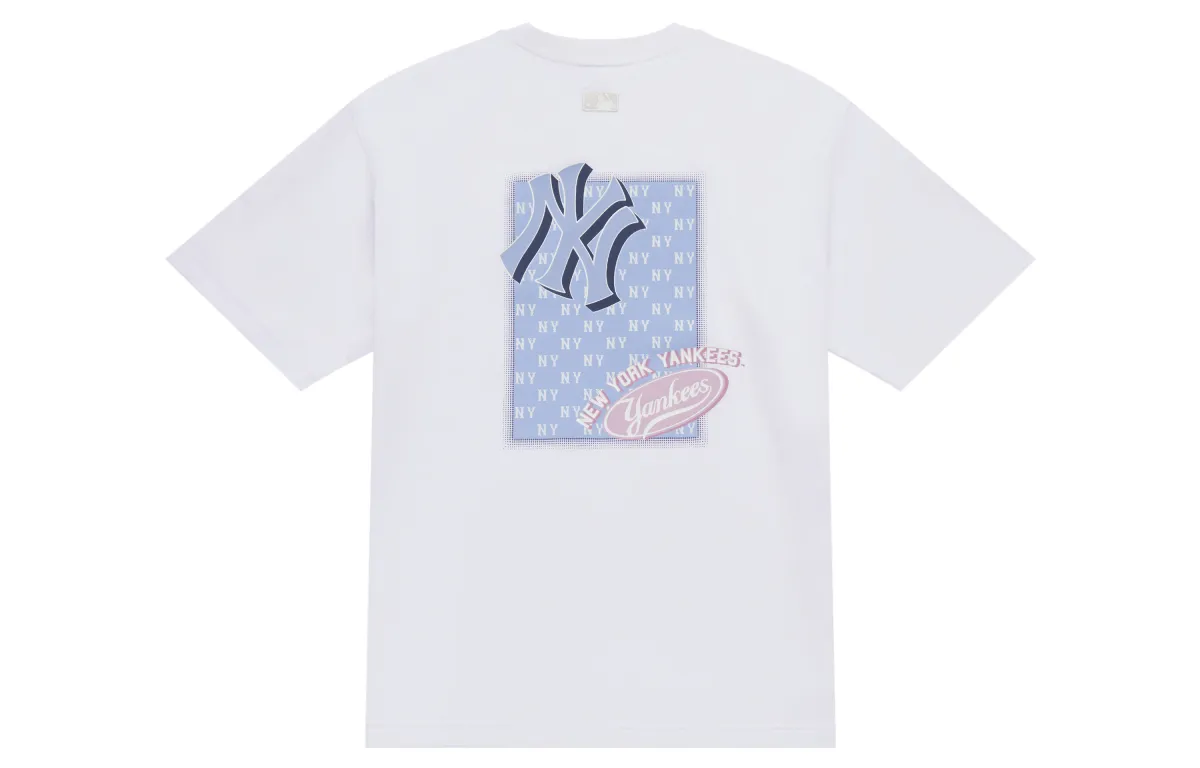 MLB MONOGRAM SS25 T Shirt Unisex Ecru