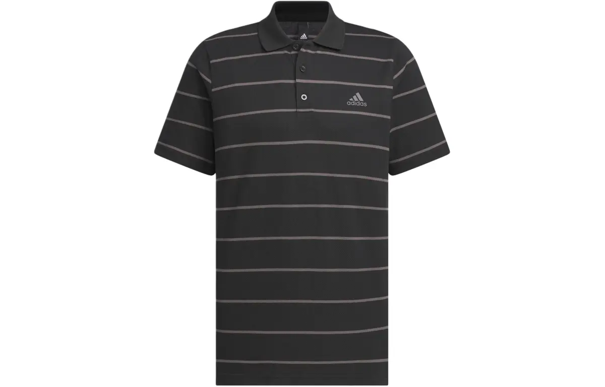 Adidas Future Icons Stripe Polo Shirt Polo Shirt Men's Black