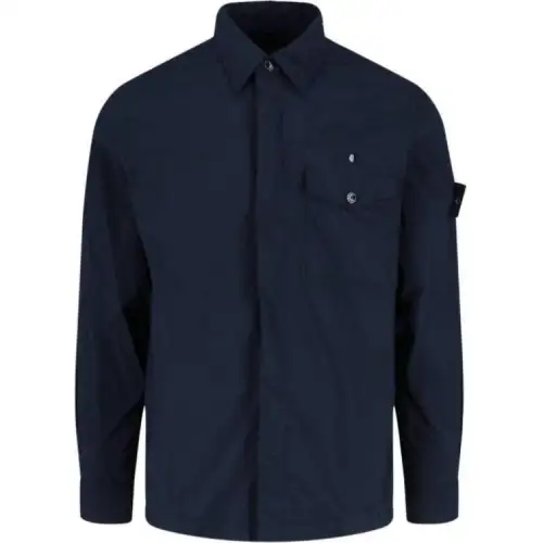 STONE ISLAND Ghost Shirt Men's Marine Blue