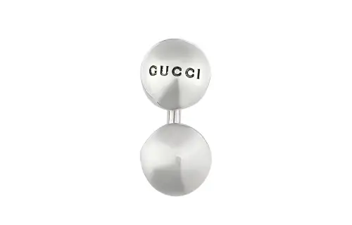 GUCCI Metal Stud Earrings Women's