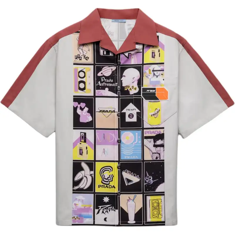 PRADA x Crypted NFT Shirt Unisex Chalk White
