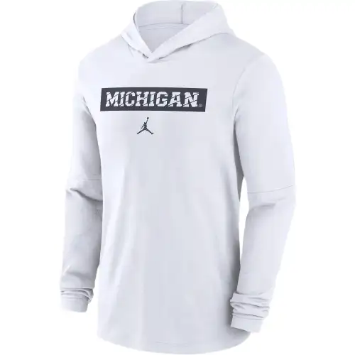 Jordan Oklahoma Sideline Men's Jordan Brand Dri FIT College Long Sleeve Hooded Top