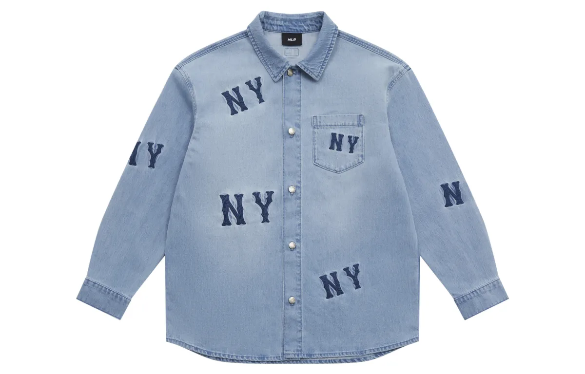 MLB New York Yankees SS25 Shirt Unisex Light Blue