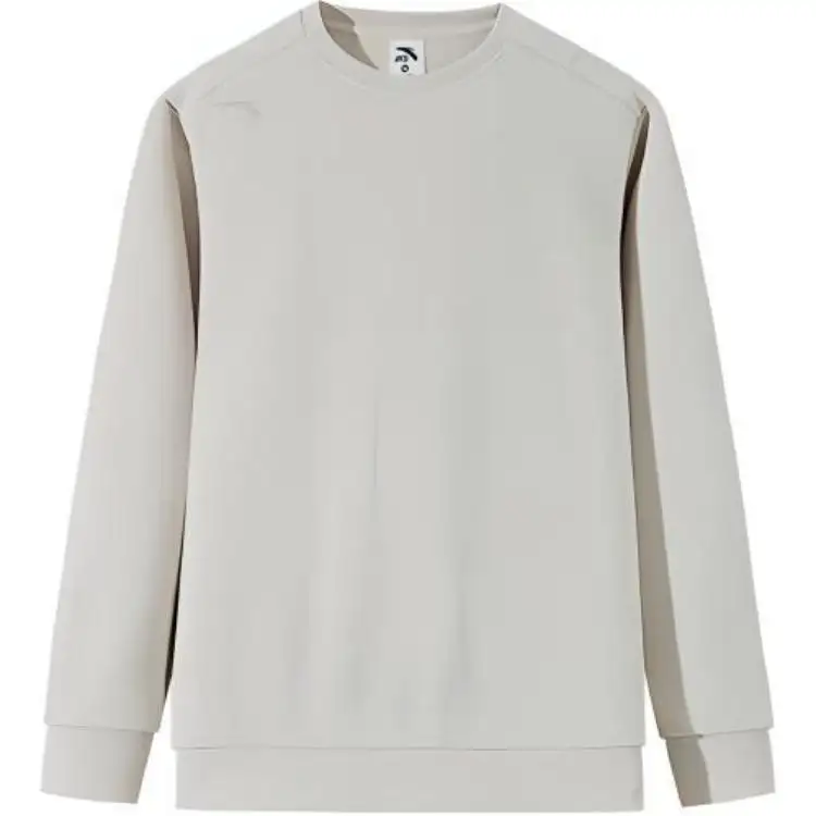 Anta Variety Training Collection Sweatshirt Men's Wheat Grain Gray