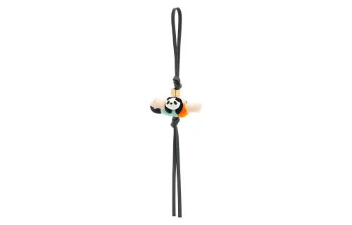 LOEWE Fabric Charms Unisex Black