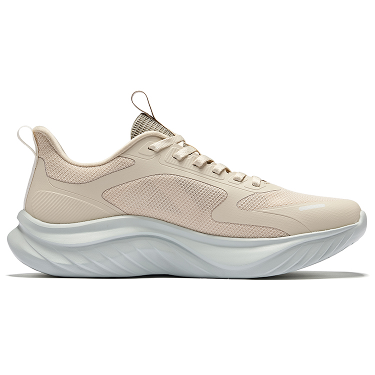 Erke Lingfeng Fabric Cushioning Breathable Cushioning Breathable Low top City Commuting Running Shoes Men’s Brown