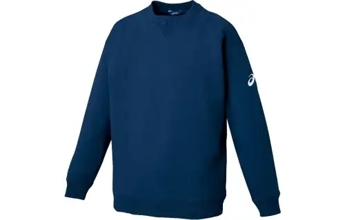 ASICS Sweatshirts Men's Blue Crew Neck Moderate Other