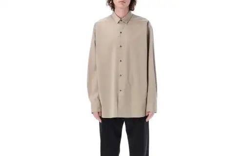 Fear Of God Essentials Shirts Men's Light Umber Lapel Moderate Other