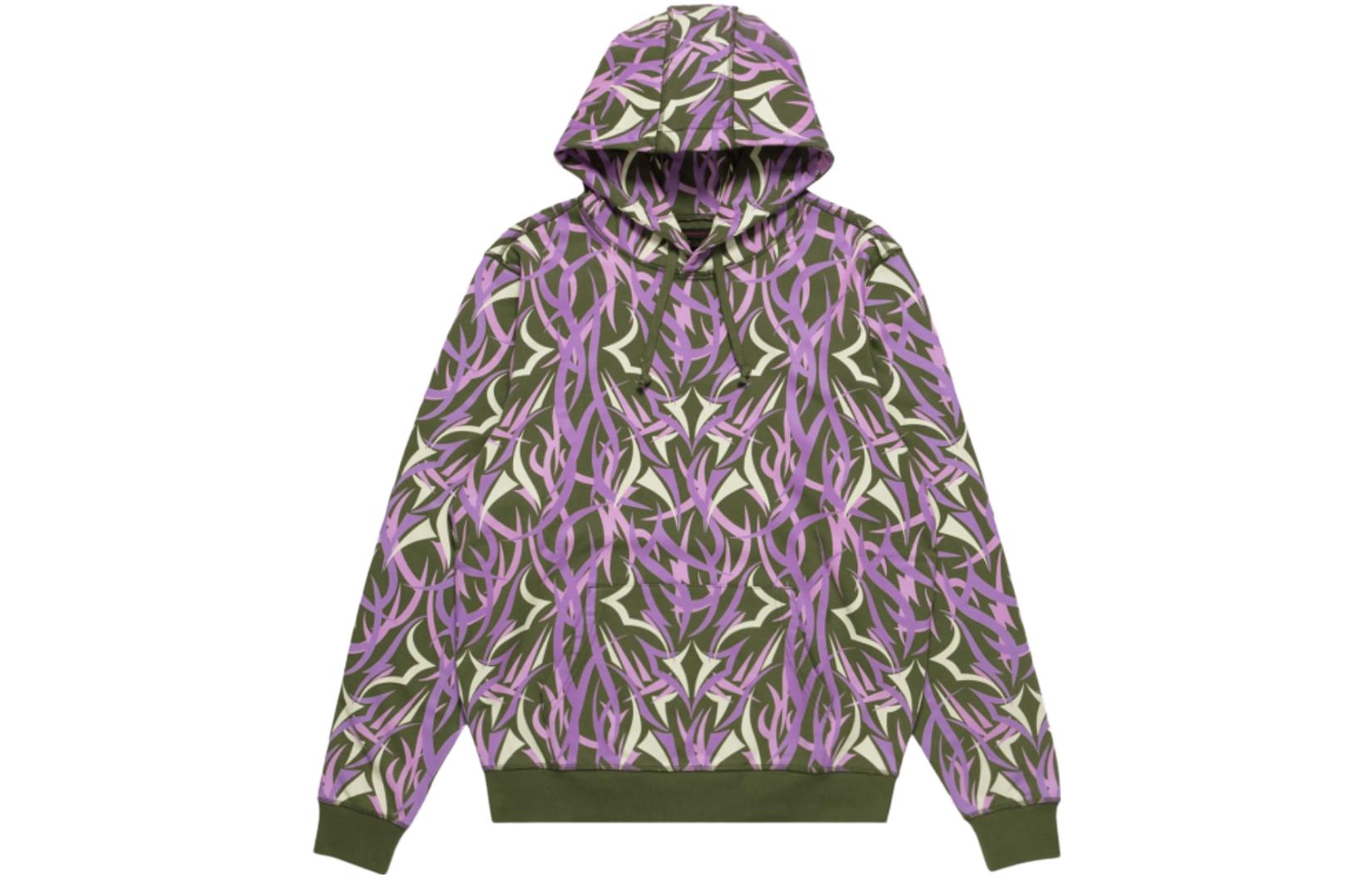Мужское худи CLOT Alienegra Hoodie (фиолетовое)