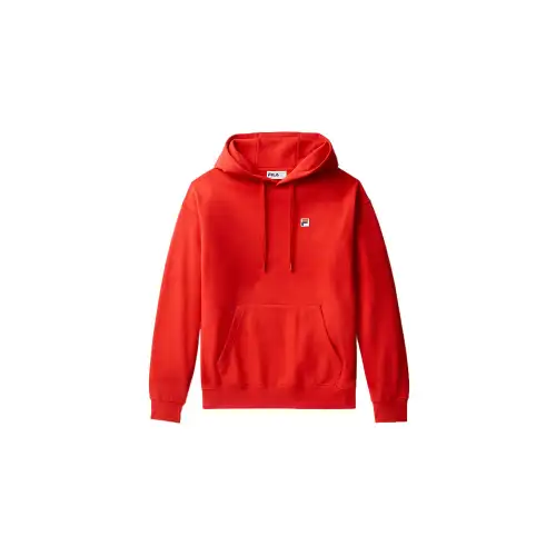 FILA Classic Relaxed Hoodie Sweatshirt Unisex Red 600