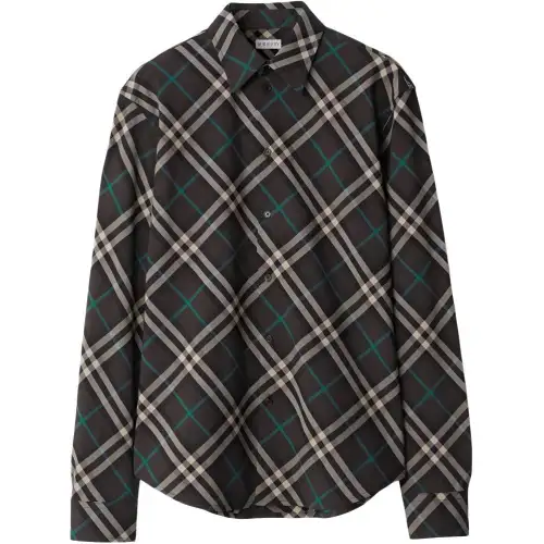 Burberry Checked Button up Shirt