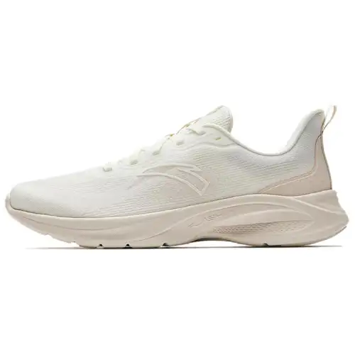Anta Light Breeze Slip Resistant Abrasion Resistant Low top Casual Running Shoes Women's Beige