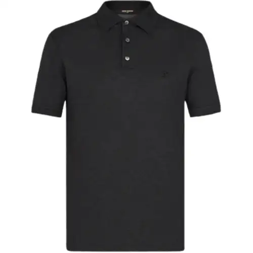 LOUIS VUITTON Polo Shirt Men's Black