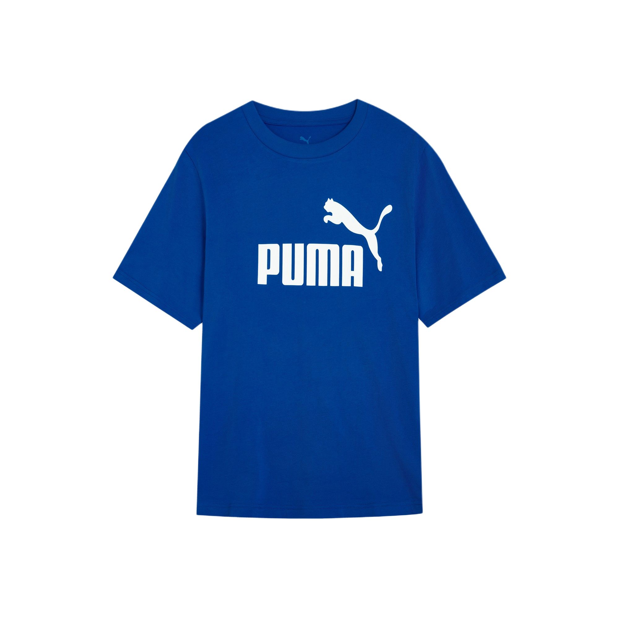 Мужская футболка PUMA Ess Logo (темно-синяя)