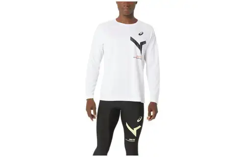 ASICS AIM TRG Sweatshirts Men's White Crew Neck Moderate Other
