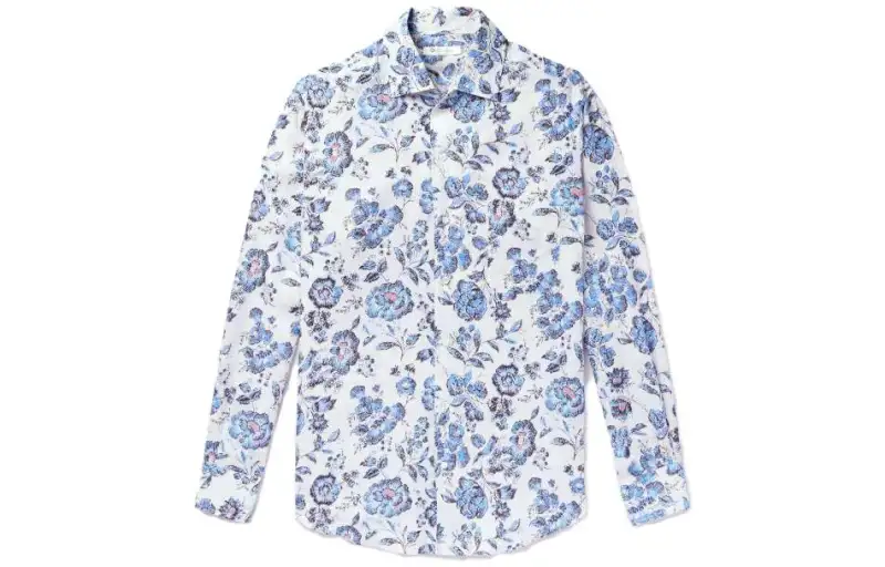 Loro Piana SS23 Shirt Men's Blue