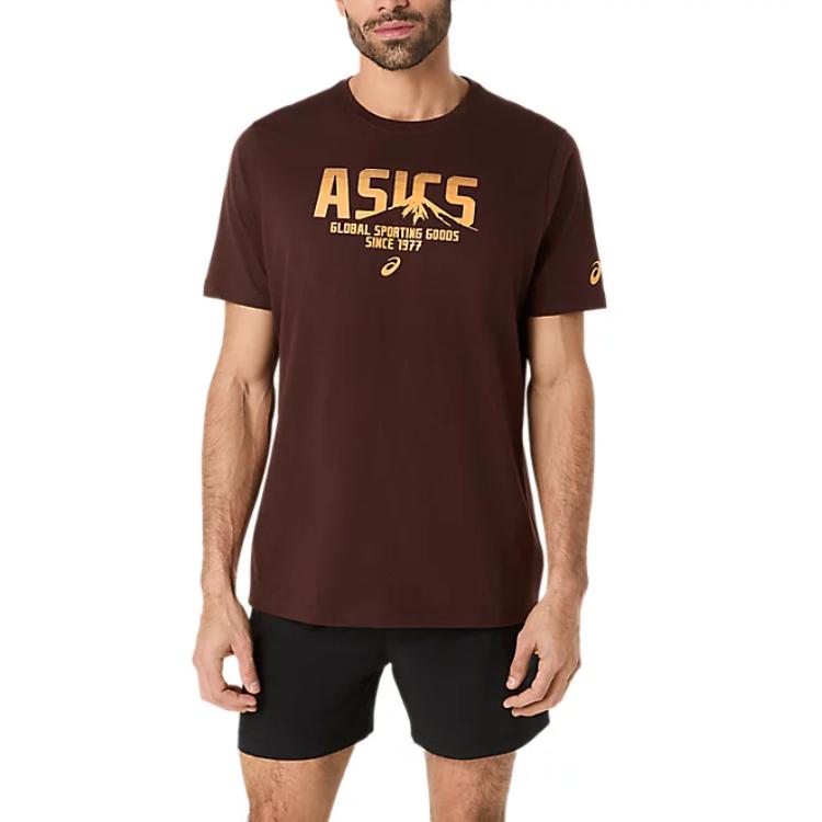 Asics 1977 MTN T Shirt Men's Coffee