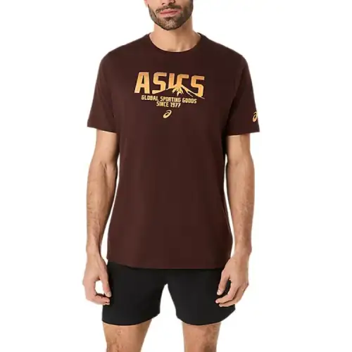 Asics 1977 MTN T Shirt Men's Coffee