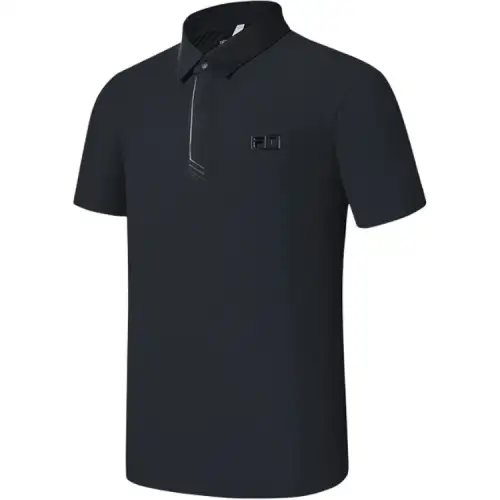FILA Golf SS25 Polo Shirt Men's Pitch Black BK