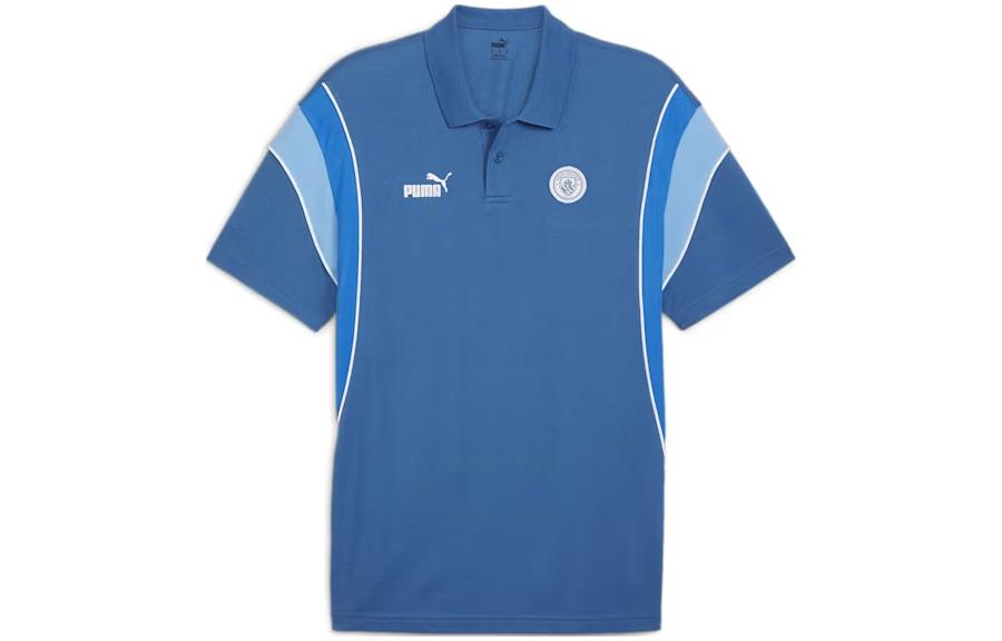 PUMA Playera Tipo Polo Para Hombre Manchester City FtblArchive