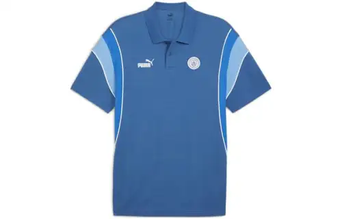 PUMA Playera Tipo Polo Para Hombre Manchester City FtblArchive