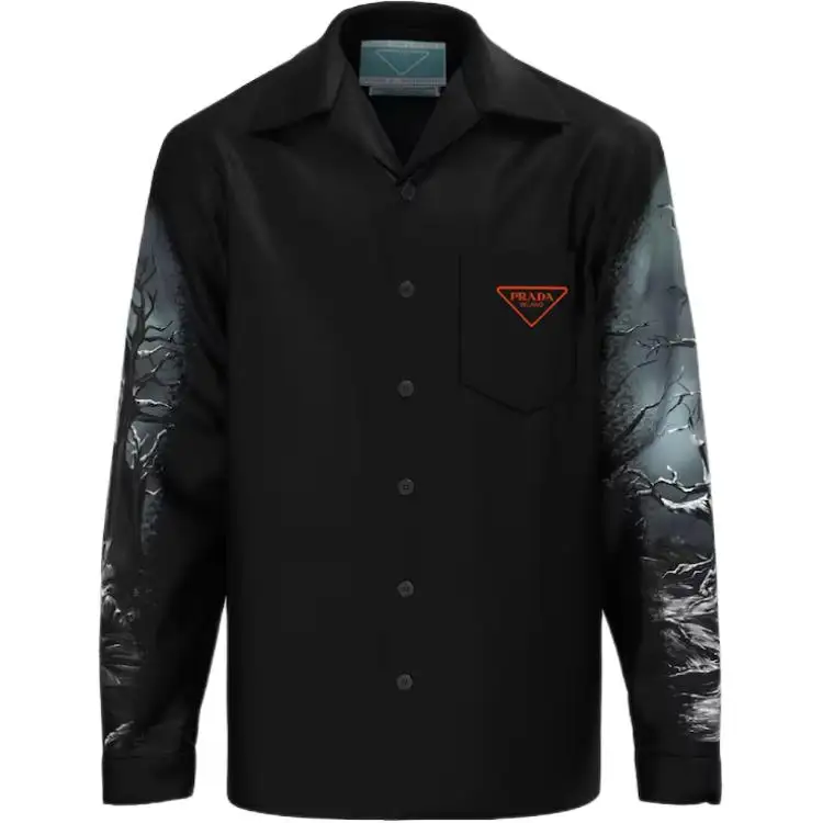 PRADA x Crypted NFT Shirt Men's Black