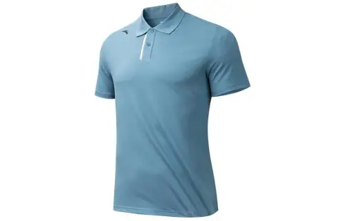 Anta Variety Training Collection Polo Shirt Men's Sky Blue
