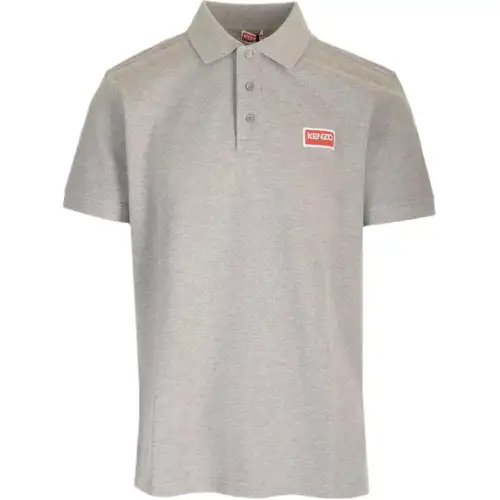 【Previous Season】logo-patch cotton polo shirt