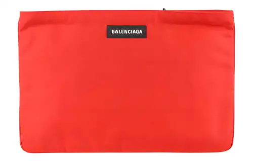 Balenciaga Nylon Clutch Women's Red