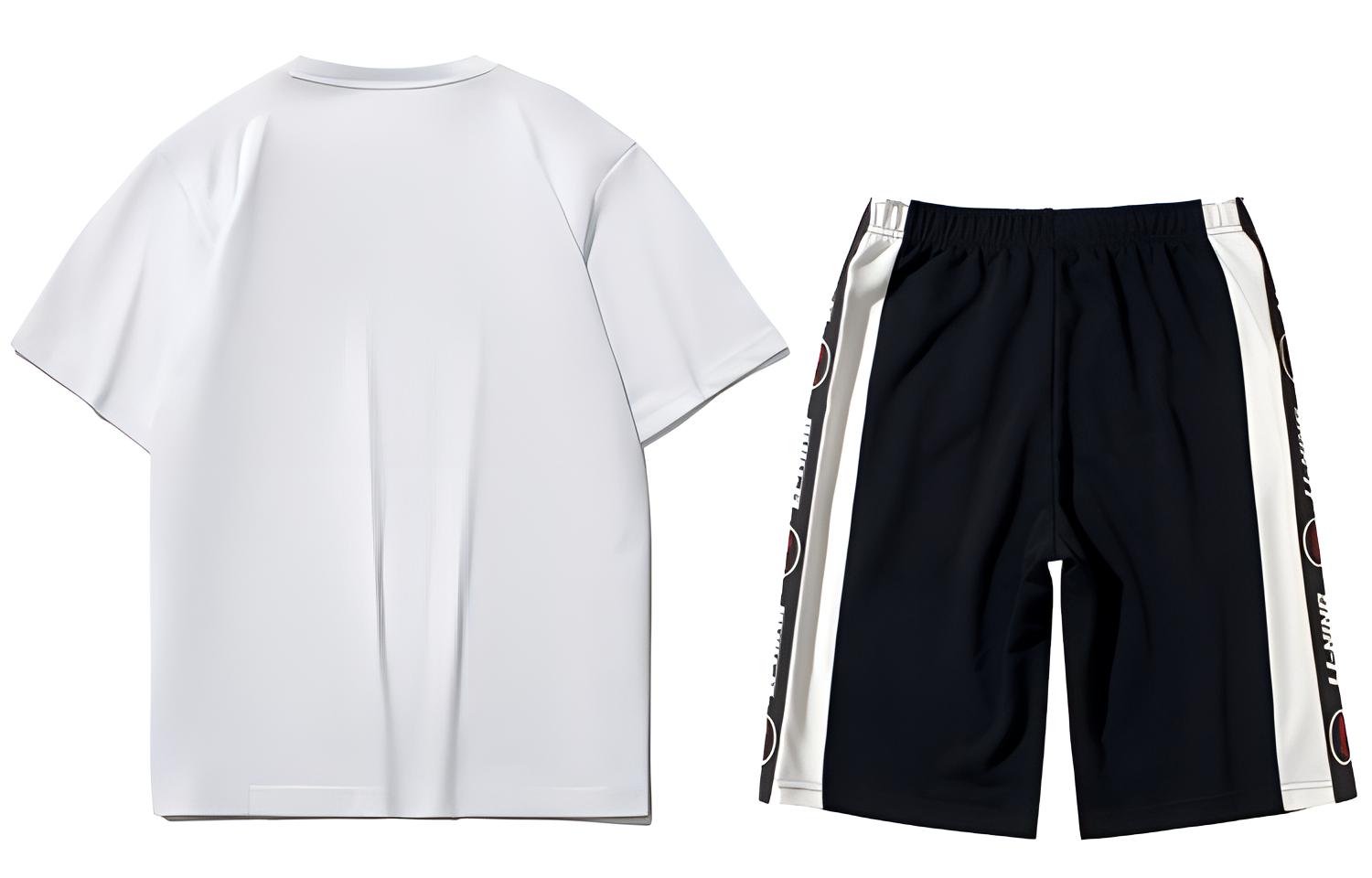 Li Ning Sports Fashion Collection Casual Sportswear Unisex White+Black